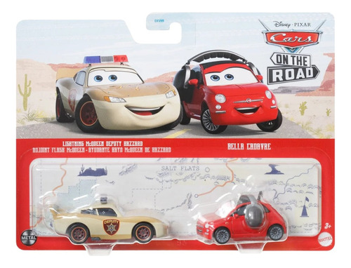 Disney Pixar Cars Lightning Mcqueen Deputy Hazzard & Bella C