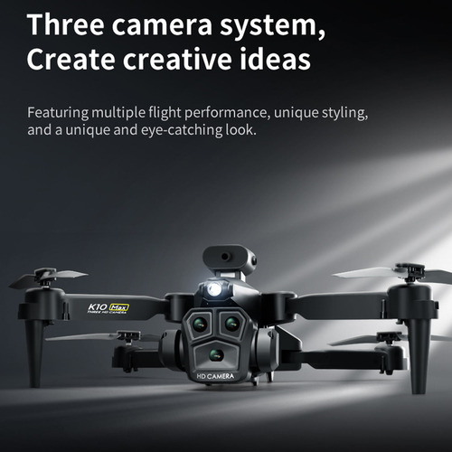 Dron Aéreo Hd De 3 Cámaras Para Evitar Obstáculos, Dron Rc