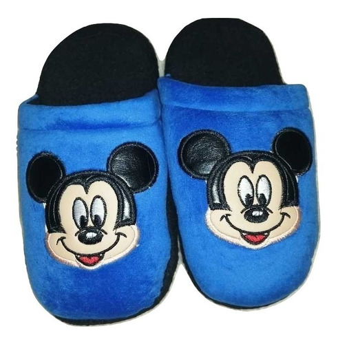 Pantuflas Bordadas De Mickey Mouse 