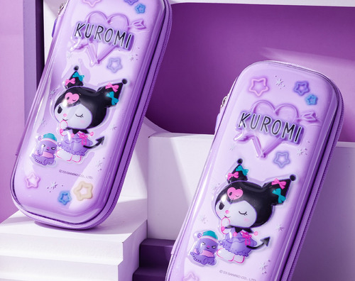 Lapicera De Lujo Kuromi Kawaii Color Lila