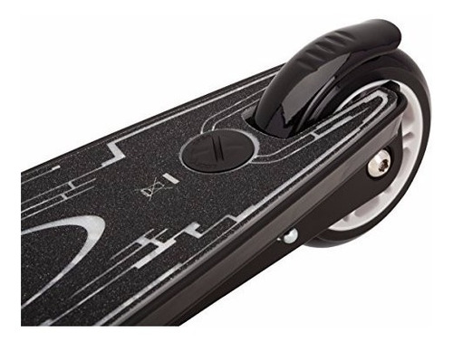 Monopatin Razor C/luz Tekno Negro Kick Scooter