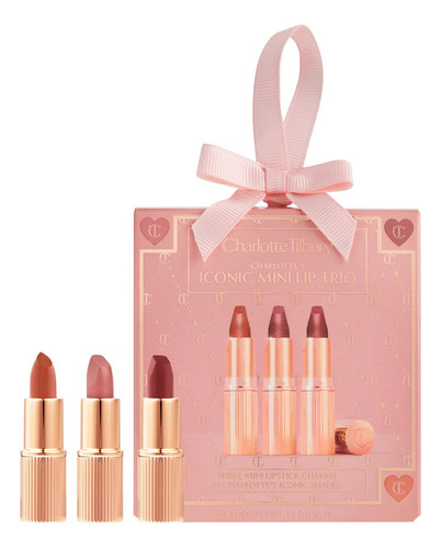 Iconic Mini Lip Trio Charlotte Tilbury Acabado Cremoso