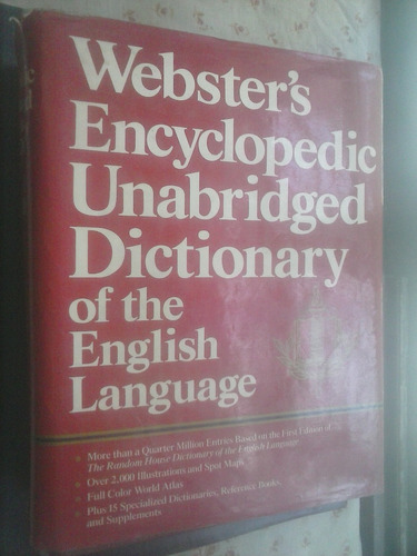 Webster's Encyclopedic Unabridged Dictionary English Languag