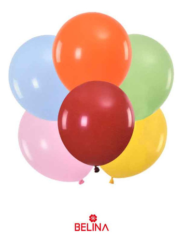 Globos De Latex 50pcs 30cm Colores Surtidos