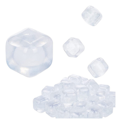 Cubos De Hielo Artificial Reutilizables Silicona Pack 20