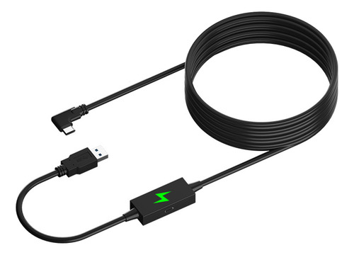 Cabo Vr Link Para Oculus Quest 2/pro, Usb 3.0 Tipo A A C Ca