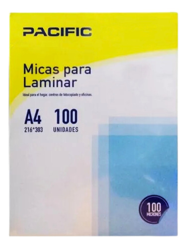Pack 100 Micas Laminas A4 De Termolaminado Espesor 