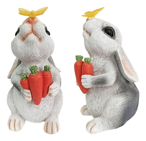 Lámpara Solar De Jardín Con Forma De Conejo, Diseño De Conej