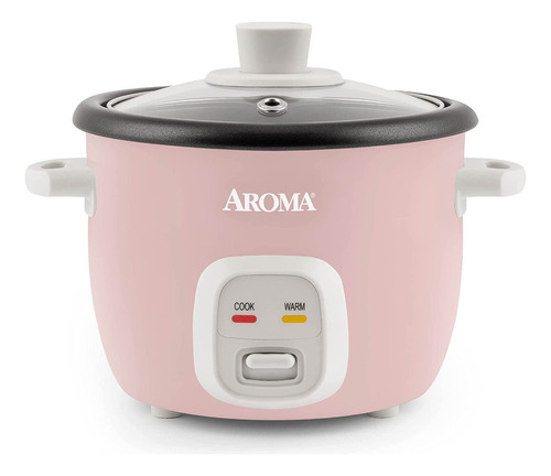 Cocina De Arroz Y Grano 4 Tazas Cocida Aroma Arc302ngp Rosa