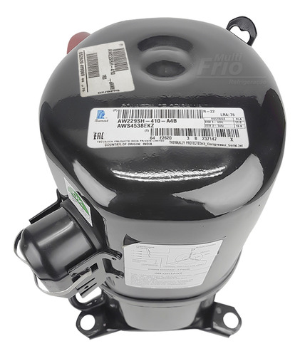 Compressor 3,5 Hp Lunite Tecumseh Aws4538 Ekz Trif R22 220v