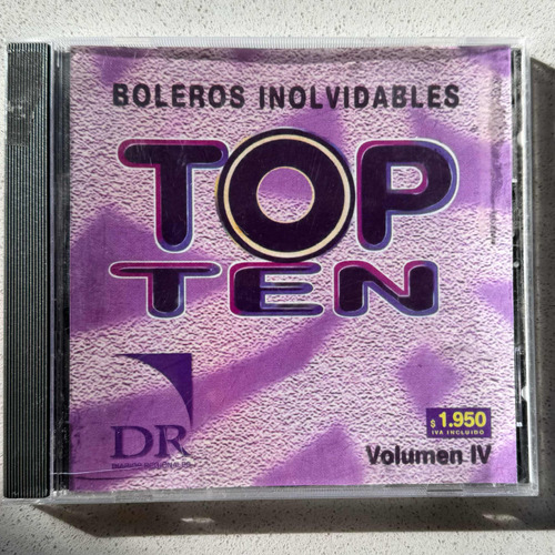 Cd Boleros Inolvidables Top Ten Vol. Iv