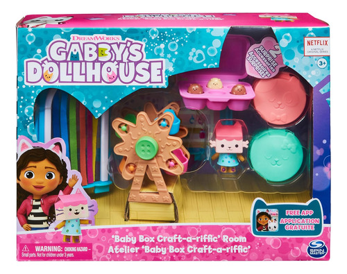 Gabby's Dollhouse, Baby Box Cat Craft-a-riffic Room With ...
