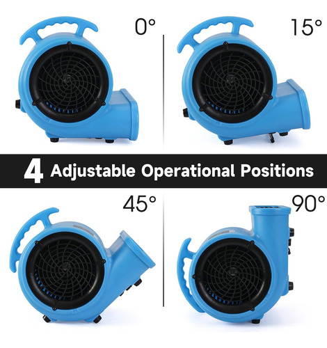 Ventilador For Floor Blessny 1/2 Hp, 2200 Cfm, 4 Speed