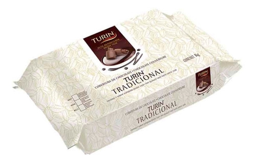 Imagen 1 de 5 de Marqueta De Chocolate Blanco Turin 1 Kg