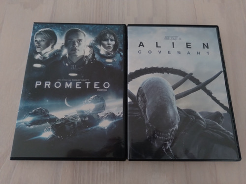 Lote 2 Dvds Originales Alien Covenant Y Prometeo Prometheus