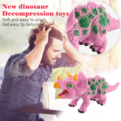 Set Para Aliviar El Estrés N Mini Dinosaurtoys Pressing Voic