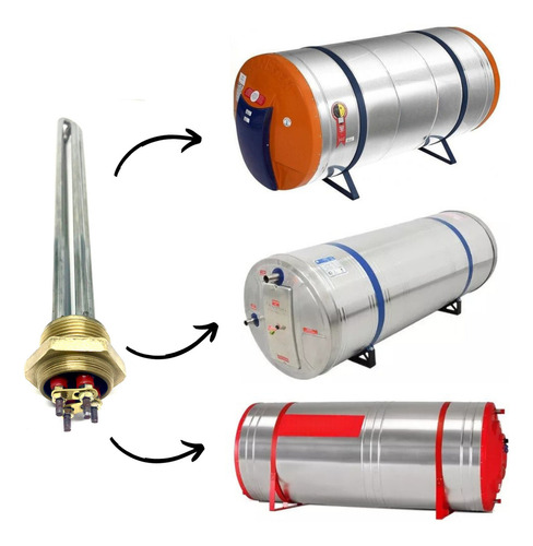Resistência 6000w X 220 V Boiler Rosca 1.1/4 Para Tanques 220V