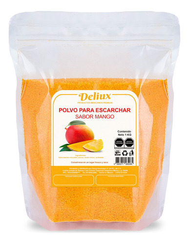 Dulce En Polvo Para Escarchar Micheladas Sabor Mango 1 Kg