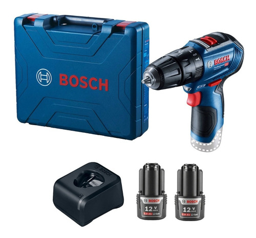  Atornillador Taladro Percutor 3/8 Batería Bosch Gsb 12v-30