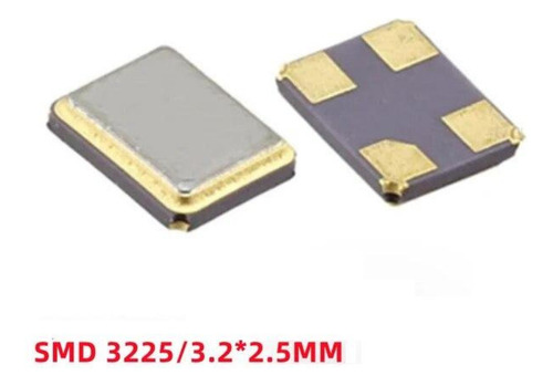 Oscilador Cristal 16 Mhz, Smd 3225,  Pack 6 Unidades