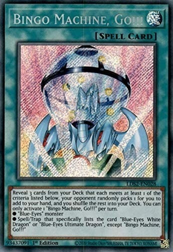 Yugioh Bingo Machine, Go!!! - Lds2-en028 - Secret Rare 1st E