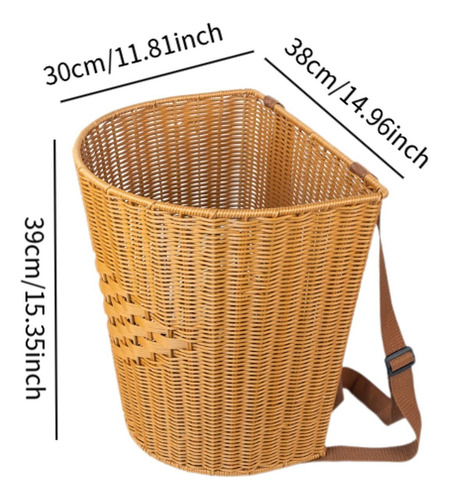 Cesta De Paquete Tejido A Mano Cesta De Picnic Picnic