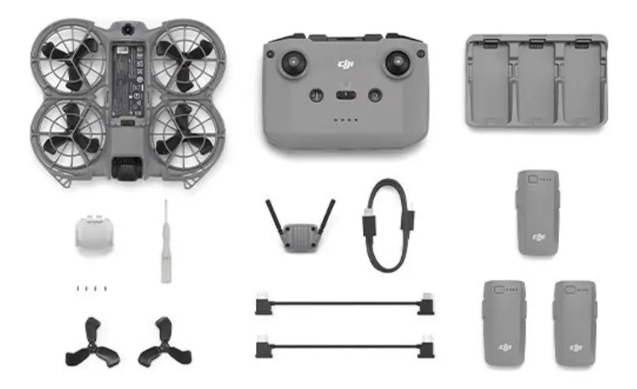 Dron Dji Neo 2 Combo 3 Baterías Control Rc-n3 Gris