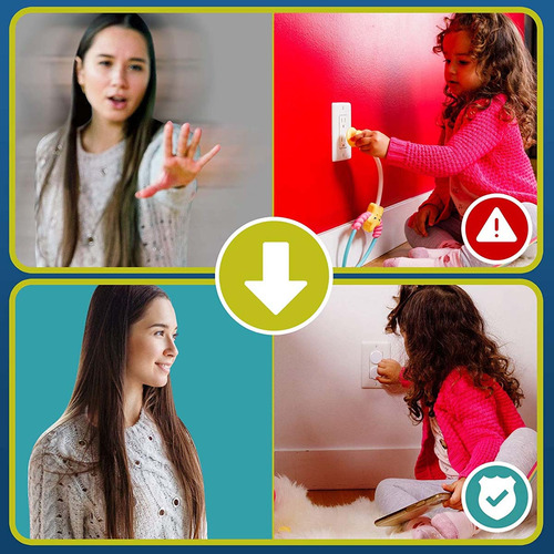 Protectores De Contactos Enchufe 12 Pzas Seguros Bebes Niños
