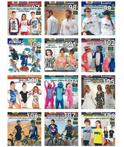 Imagen 9 de 10 de Promo Pack 2 Patrones Soryferc Ya Cortados