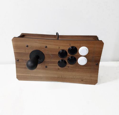 Imagem 2 de 4 de Controle Arcade Mini - Usb ( Compatível Com Raspberry, Pc)
