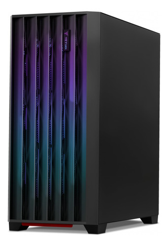 Gabinete Gamer Yeyian Phoenix Con Ventana, Midi-tower, Atx/micro-atx/mini-itx, Usb 3.2, Sin Fuente, 4 Ventiladores Argb Instalados, Enfriamiento Liquido Soportado 360mm, Negro, Ycm-appho-01