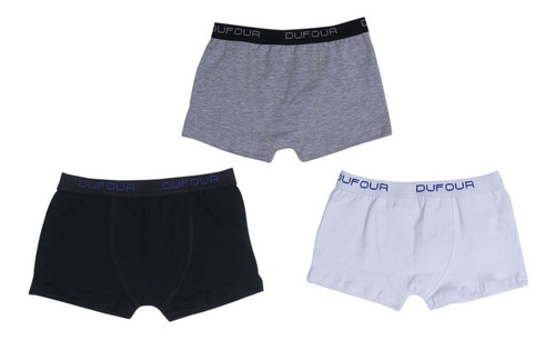 Pack X 3 Unidades Boxer De Niño Dufour Art. 11989