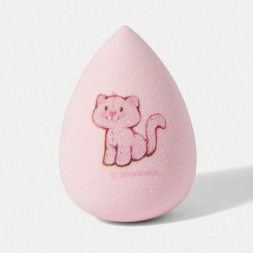 Set De 2 Esponjas De Maquillaje Shein X Strawberry Shortcake Strawberry