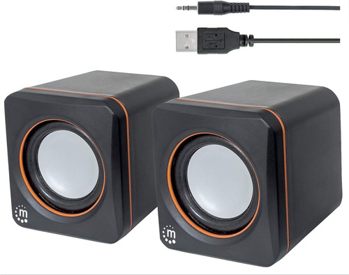 Manhattan Sistema De Altavoces Estéreo Con Alimentación Usb