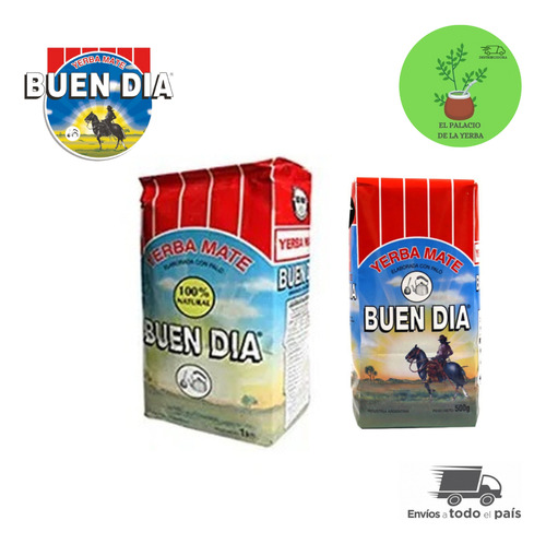Combo Yerba Buen Día 10 De 1kg + 10 De 500gr