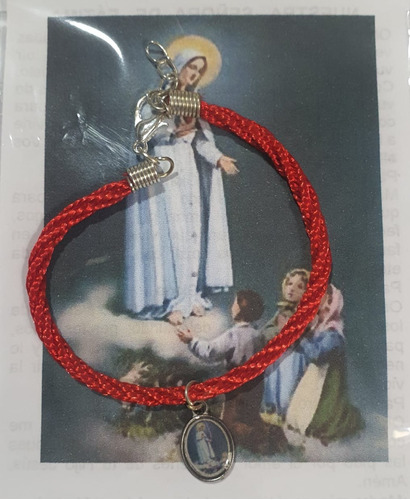 Pack 6 Pulsera De Virgen De Fátima, Hecha A Mano