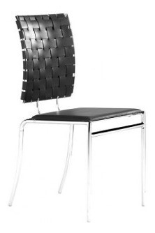 Silla Modelo Criss Cross - Negro Këssa Muebles