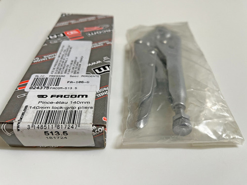 Alicate Pressão Facom 513.5 140mm 5 Polegadas Made in France
