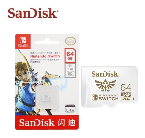 Tarjeta De Memoria Sandisk Sdsqxat-064g-gnczn  Nintendo 64gb