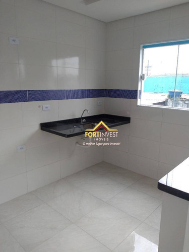 Casa Com 2 Dormitórios À Venda, 63 M² Por R$ 230.000,00 - Caiçara - Praia Grande/sp - Ca0500