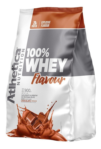 100% Whey Protein Flavour 900g  -  Atlhetica Nutrition 