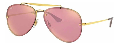 Lentes De Sol Ray Ban Piloto Aviador Blaze Original Rosa