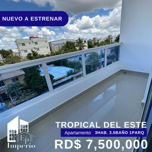 Se Vende Apartamento De 3 Habitaciones En Tropical Del Este