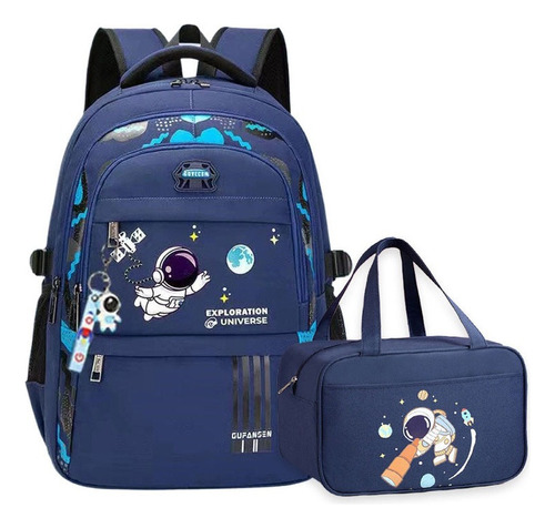 Mochila Ortopédica Infantil, Astronauta, Impermeable 2024