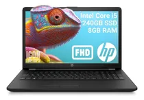 Comprar Notebook Hp Core I5-7200u 8gb Ram 240gb Sdd Fhd Rojo