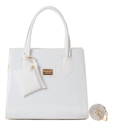 Bolso De Mujer Fana Brina Color Blanco Especial M3827 !!!
