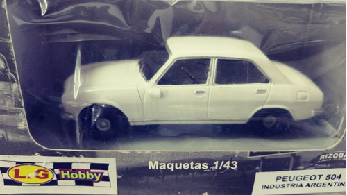 Peugeot 504 Escala 1/43. No Rueda. Hecho En Resina