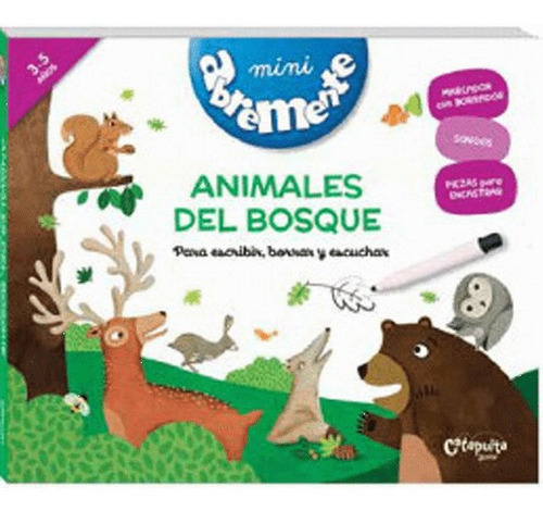 Abremente 3 A 5 Años. Animales Del Bosque | Librerías Bros
