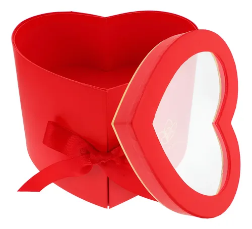 Heart Flower Box Flower Preservation Double Layers | MercadoLivre