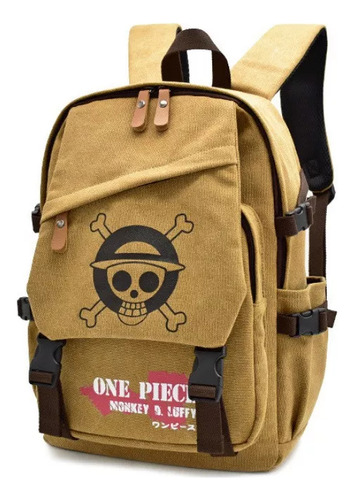 Anime Onepiece Mochila Canvas Regalo De Alta Calidad